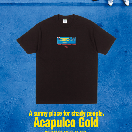 ACAPULCO GOLD　"SUMMER OF '89" S/S TEE