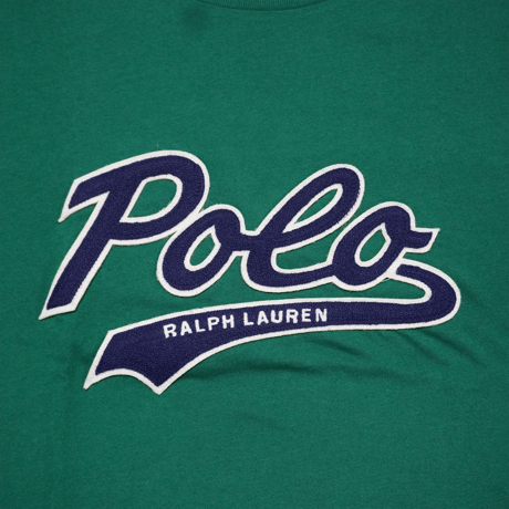 POLO RALPHLAUREN　"Script LOGO GREEN“ S/S TEE