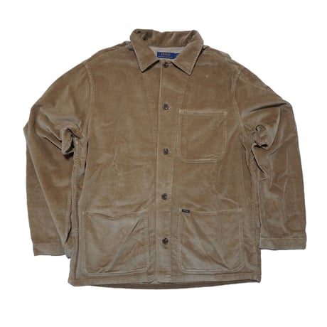 POLO RALPHLAUREN　"GARMENT-DYED CORDUROY BURTON OVER SHIRT" JACKET