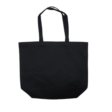 JERKMAN　"NEW LOGO BIG TOTE BAG BLACK" TOTE BAG BIG