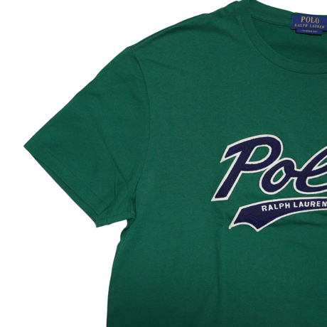 POLO RALPHLAUREN　"Script LOGO GREEN“ S/S TEE