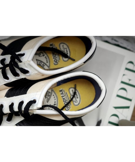 1960s-70s “GOODYEAR” Canvas × Leather Deck Sneakers