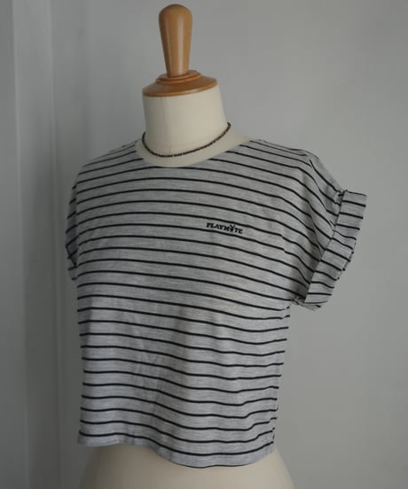 【 PLAYMATE 】1970’s-80’s  Border Tee