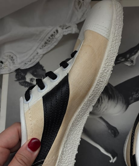 1960s-70s “GOODYEAR” Canvas × Leather Deck Sneakers