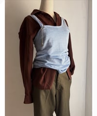 【PEACH Sports wear】1950’s -1960’s vintage Open collar shirt