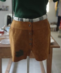 1970s “The Leather People” Suede Leather Craft Shorts