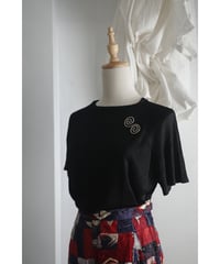 1960's rayon short sleeve knit