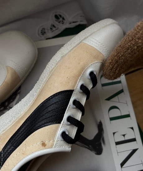 1960s-70s “GOODYEAR” Canvas × Leather Deck Sneakers
