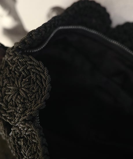 1960s-70s "TALON 42" Macrame Crochet Clutch Bag