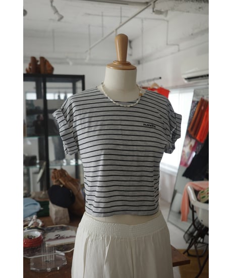 【 PLAYMATE 】1970’s-80’s  Border Tee