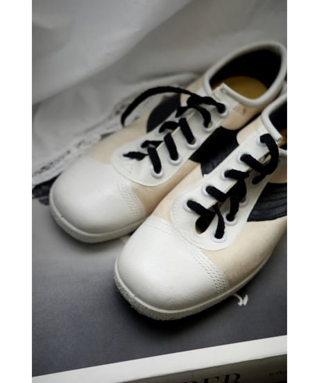 1960s-70s “GOODYEAR” Canvas × Leather Deck Sneakers