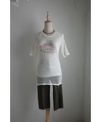 1970s-80s "SCANDINAVIAN KNITTERS" Mesh Fishnet Top