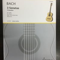 J.S.バッハ / 3 Sonatas (BWV 1001 / 1003 / 1005)  バルエコ編（Gt）