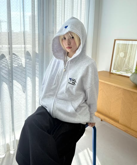 Melt Heart Zip Hoodie