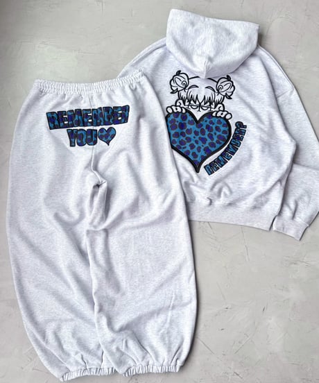 Leopard Logo Sweat Pants