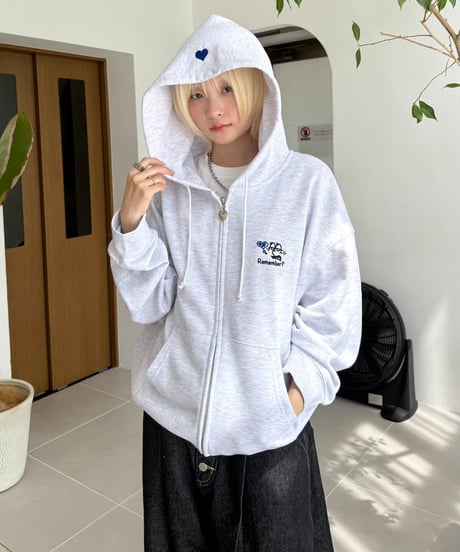 Melt Heart Zip Hoodie