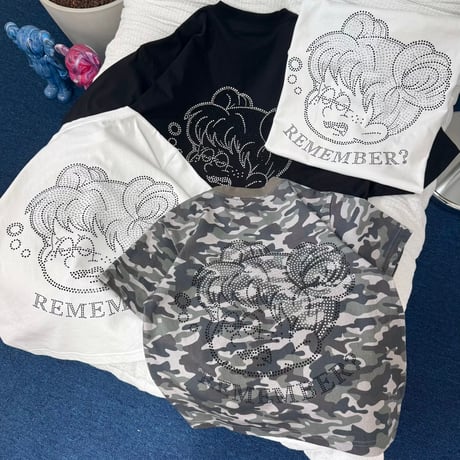 R-character Rhinestone Tee