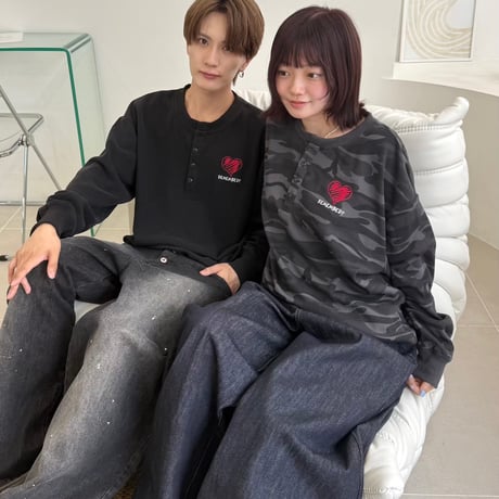 Henry Neck Thermal Long Tee