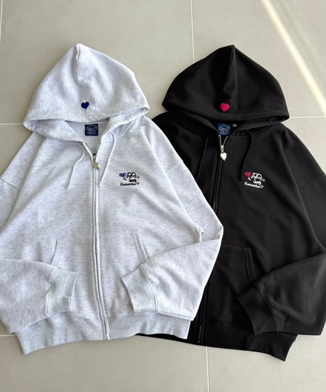 Melt Heart Zip Hoodie