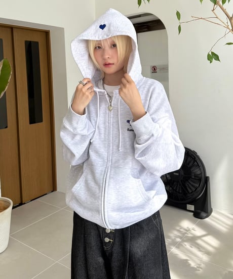 Melt Heart Zip Hoodie