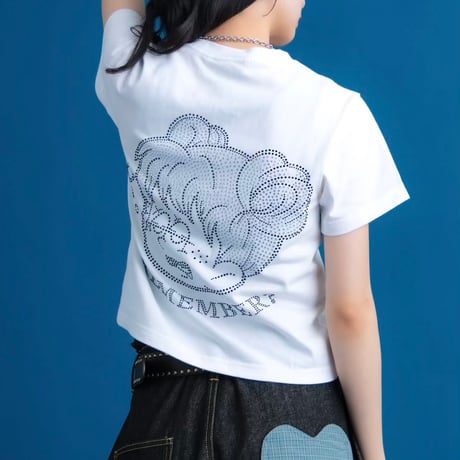 R-character Rhinestone Tee
