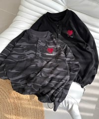 Henry Neck Thermal Long Tee