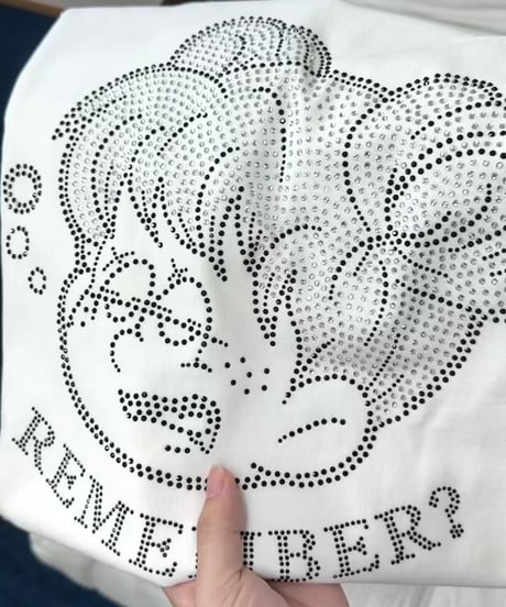 R-character Rhinestone Tee