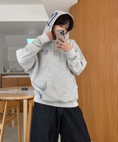 3D♡Rhinestone Hoodie