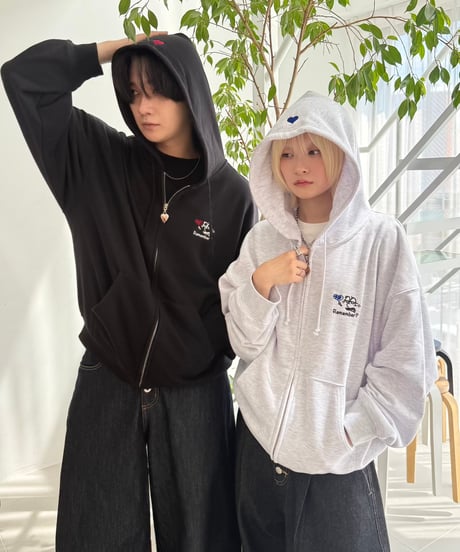 Melt Heart Zip Hoodie