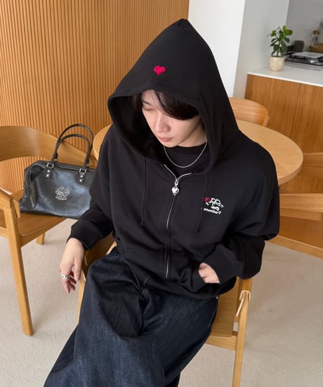 Melt Heart Zip Hoodie