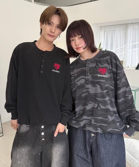Henry Neck Thermal Long Tee