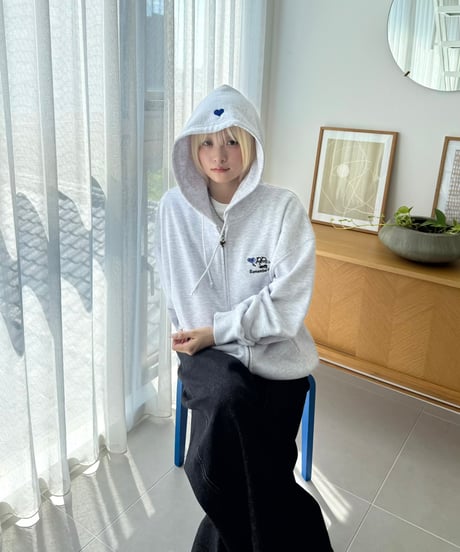 Melt Heart Zip Hoodie