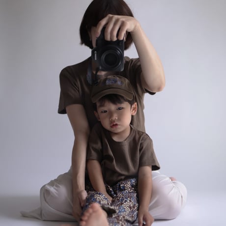 【 ネックプリント不備あり 】 poche  /  women standard pointelle S/S tee - loam