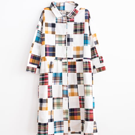 FISH & KIDS  /  PATCHWORK MIDI DRESS