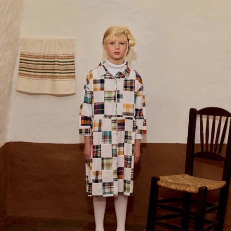 FISH & KIDS  /  PATCHWORK MIDI DRESS