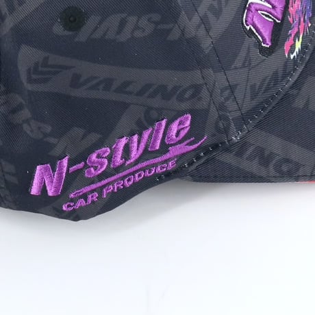 VALINOｘN-Style フルカラーキャップ BLACK