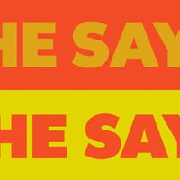 He Say She Say