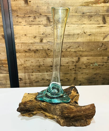 【OUTLET商品 現品商品No.784】FLOWER VASE フラワーベース /S （ガラスにキズあり）