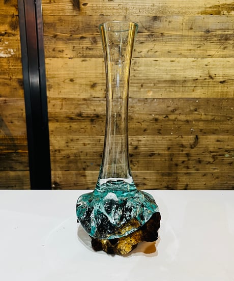 【OUTLET商品 現品商品No.743】FLOWER VASE フラワーベース /S （ガラスにスレあり）