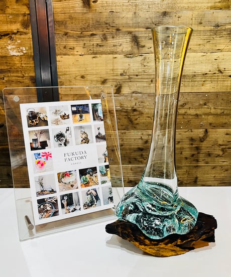 【OUTLET商品 現品商品No.743】FLOWER VASE フラワーベース /S （ガラスにスレあり）