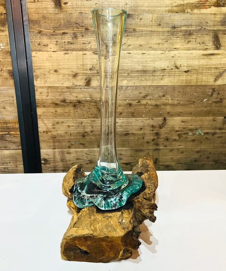 【OUTLET商品 現品商品No.784】FLOWER VASE フラワーベース /S （ガラスにキズあり）