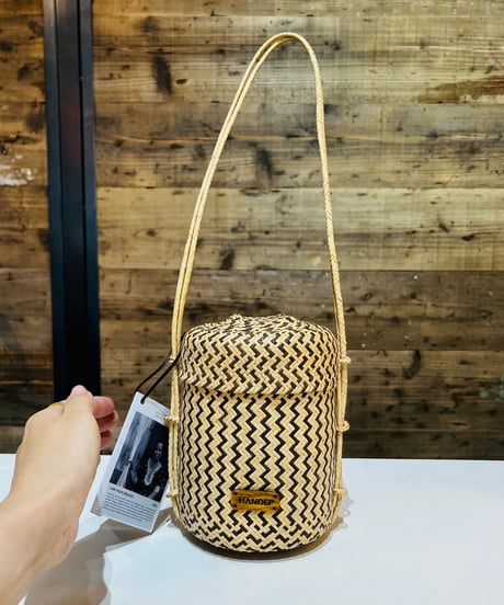 【現品商品 No.717】ラタン ショルダーバッグ バケット