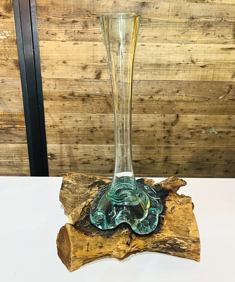 【OUTLET商品 現品商品No.784】FLOWER VASE フラワーベース /S （ガラスにキズあり）