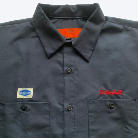 Oh!theGuilt × 別注REDKAP / UNIFORM  SHIRT  (NAVY)