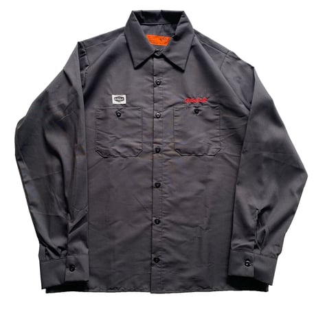Oh!theGuilt × 別注REDKAP / UNIFORM  SHIRT  (CHARCOAL)
