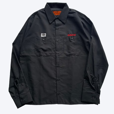 Oh!theGuilt × 別注REDKAP / UNIFORM  SHIRT  (BLACK)