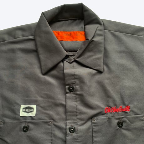 Oh!theGuilt × 別注REDKAP / UNIFORM  SHIRT  (CHARCOAL)