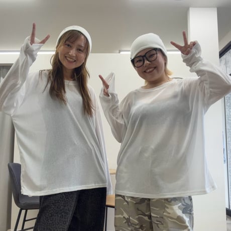 NEW★ロング丈シースルートップス  白