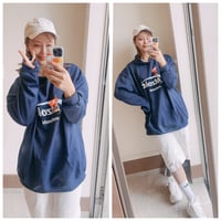 NEW★ロゴパーカーネイビー