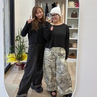 NEW★ショート丈シースルートップス 黒